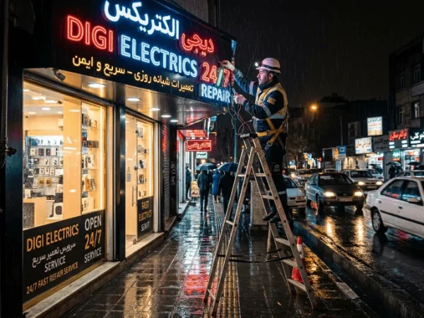 تعمیر فوری تابلو تبلیغاتی