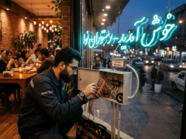 تعمیر تابلو نئون
