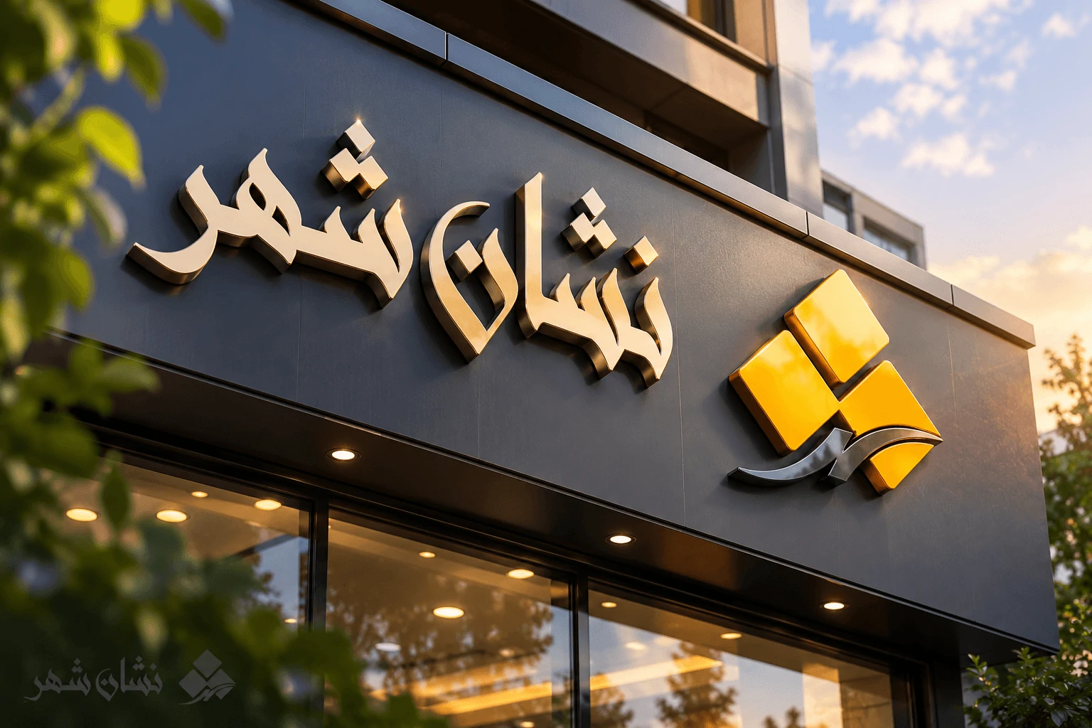 تابلو استیل سه بعدی؛ جلوهای برجسته برای یک برند ماندگار 1 تابلو استیل سه بعدی