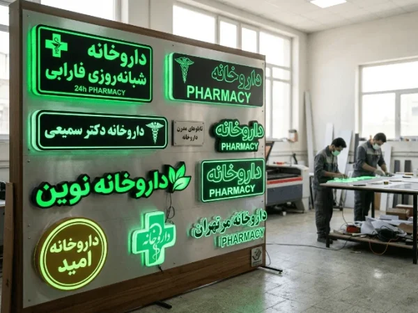 تابلو پلاستیک داروخانه تابلو پلاستیک داروخانه